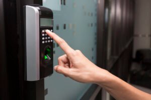 52059224 - fingerprint and access control in a office building